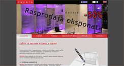 Desktop Screenshot of decora-in.hr