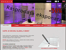 Tablet Screenshot of decora-in.hr